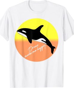 Orca Killer Whale Retro Vintage Graphic Design T-Shirt