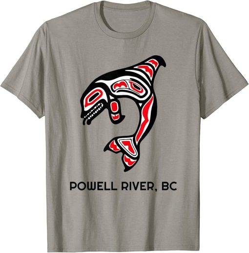 Powell River, BC Native American Orca Killer Whales Gift T-Shirt